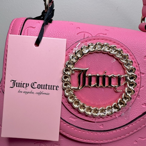 Juicy Couture Pink Lemonade ‘Stay in Circle Crossbody’ bag - Picture 2 of 6